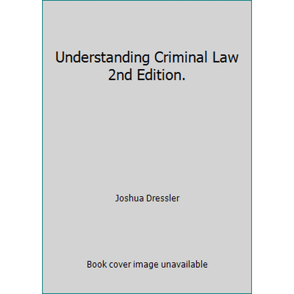 Pre-Owned Understanding Criminal Law 2nd Edition. (Paperback) 0820527173 9780820527178