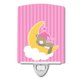 thumbnail image 1 of "Treasures Baby Girl Bear Luz nocturna de cerámica, Dormir, Rosa, 6"" x 4""" Caroline's Treasures BB8617CNL, 1 of 1
