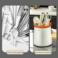 thumbnail image 4 of Yhsdtq,Up to 30% OFF,Countertop Knife Rack, Integrated Storage Box, Rotating Chopsticks Holder, Stainless Steel, For Kitchen, Multifunctional Knife Stand, Home Cooking Gear\ | Plastic, Orange, 4 of 9