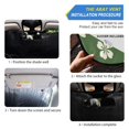 thumbnail image 2 of ALAZA Retro Clovers Pattern Windshield Sun Shade Car Foldable Visor Block UV Rays Protector 57"x31.5", 2 of 8