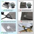 thumbnail image 3 of Yescom 16x20' 14 Mil Heavy Duty Reinforced Poly Tarp Reversible All Purpose Waterproof UV Resistant Cover Tarpaulin, 3 of 10