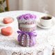 thumbnail image 4 of Decoraciones para el día de San Valentín, mini ramo de flores de simulación de rosas, regalo de San Valentín para enviar a la novia, cumpleaños, boda, regalo para compañeros, ramo de mano de rosas de, 4 of 6