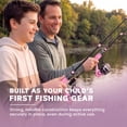 thumbnail image 3 of DaddyGoFish Spinning Fishing Rod and Reel Combo Set with Tackle Box | Fishing Pole | Carbon Fiber Telescopic Fishing Rod Kit | Spinning Reel for Travel Saltwater Freshwater Fishing Gear Kit, 3 of 8