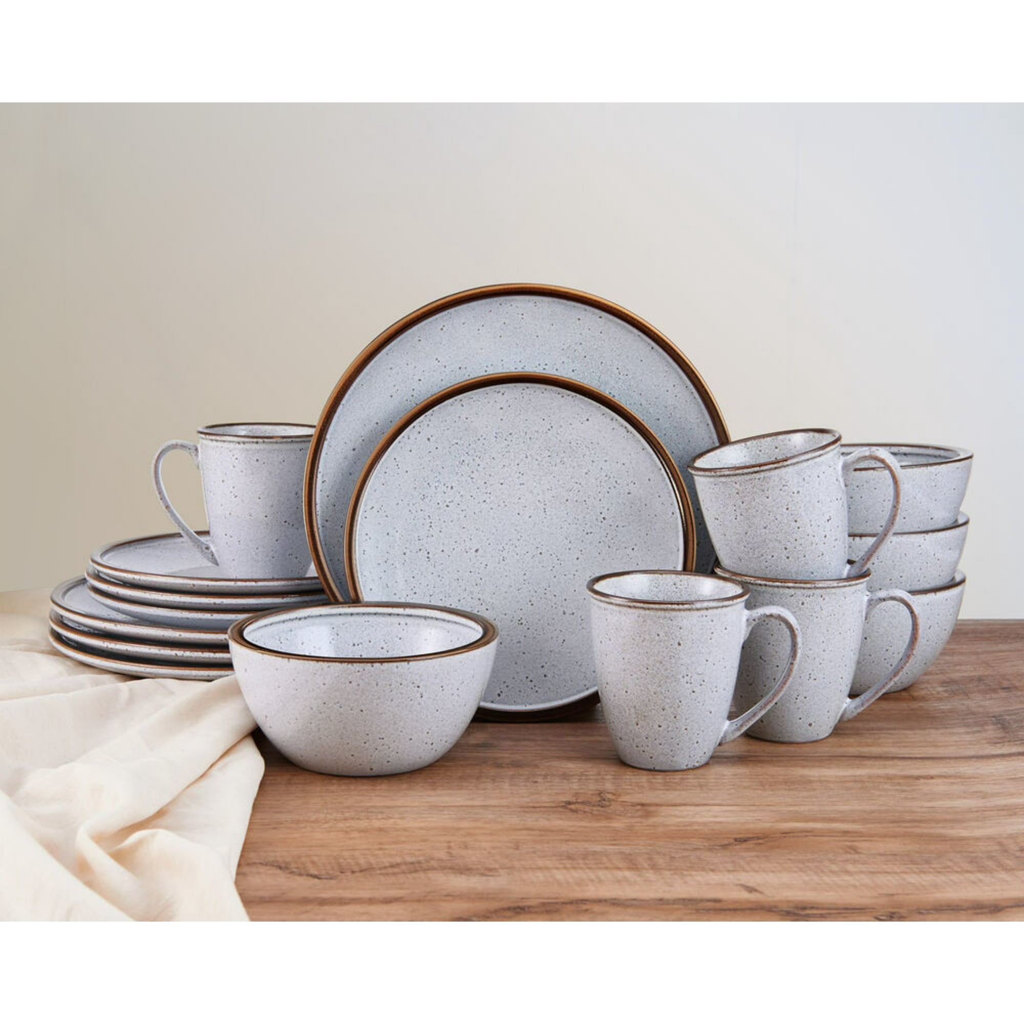 Mikasa Barrett White 16 Piece Dinnerware Set