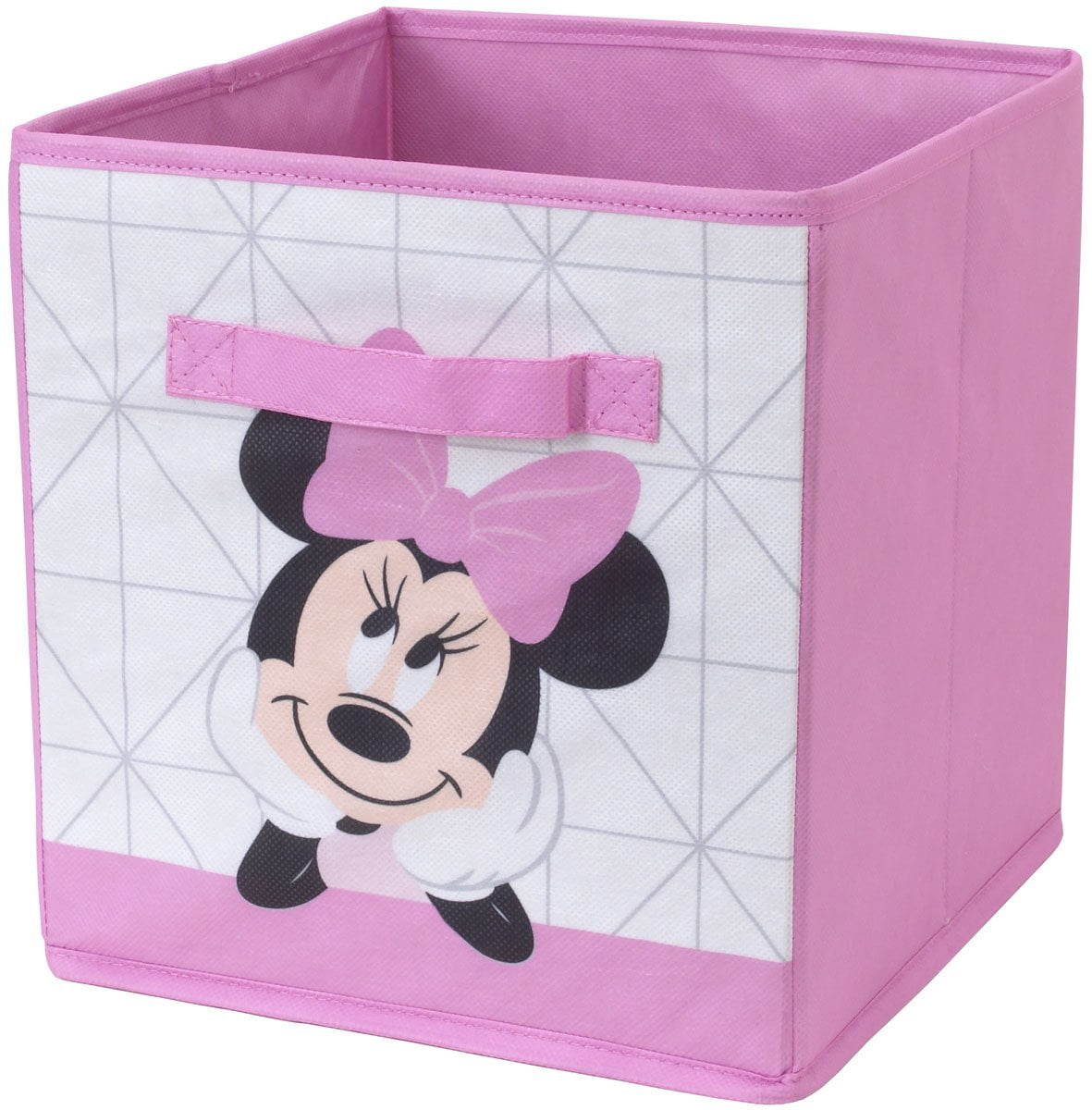 Disney Minnie Girls Bedroom Pop Up Folding Car Organizer Toy Storage Basket S94 