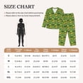 thumbnail image 4 of Balery traditional Irish colours Conjunto de Pijama con Estampado para Mujer, Conjunto de Dos Piezas con Manga Larga, Ropa de Dormir Suave con Bolsillos, Pijamas Cómodos-Large, 4 of 7