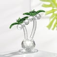 thumbnail image 2 of Palm Tree Figurine, Crystal Home Office Table Decoration, Resin, 2 of 6