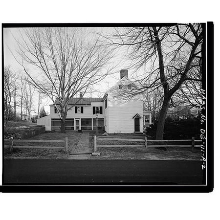 Historic Print, Odessa Historic District, Main Street (Houses), Appoquinimink Creek, High, Main & Fourth Streets, Odessa, New Castle County, DE - 2, 16" x 20"