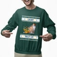 thumbnail image 2 of Christmas Sweatshirt, Light That Up! Funny Laser Cat Hanukkah Sweatshirt, Witty Feline Menorah Sweatshirt, Unique Gift for Cat Lovers & Hanukkah, 2 of 5