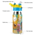 thumbnail image 3 of Bubble Guppies Kid's Insulated Water Bottle With Straw Vacuum Stainless Steel Cup Leak-Proof Toddler Thermoses Water Cup For Children, 3 of 8