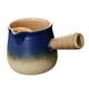 thumbnail image 4 of Tetera de cerámica de 760 ml, ligera, para té floreciente y suelto. Azul, 4 of 9