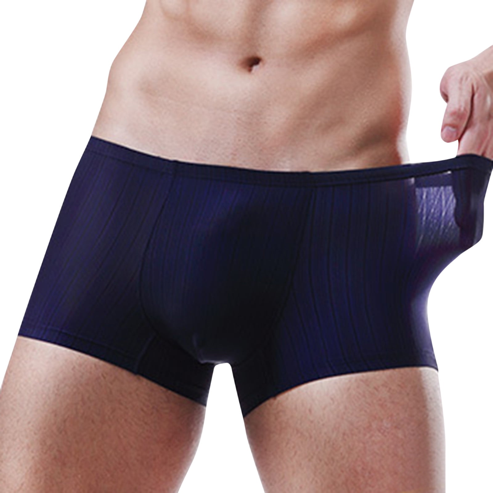 WINDAY Mens Briefs Breathable Ice Silk Sports-Inspired Underwear Boxer Briefs B19-2
