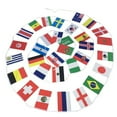 thumbnail image 3 of FOMIYES Assorted Color National Flags Banner for Party Decoration Lightweight Polyester 9M Length, 3 of 5