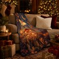 thumbnail image 3 of Luminous Moth Glowing Mushroom Fantasy Forest Scene Enchanting, Peaceful Woodland Scene, Warm Flannel Blanket for Cabin and Lodge, Garden Lovers Thanksgiving Gift, Fantasy Home Decor, 3 of 9