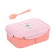 thumbnail image 1 of Yuarrent Fiambrera portátil para Picnic, verduras, carnes, contenedor de alimentos para el hogar, estudiantes, mantenimiento fresco, organizador de Mostrada 1800ml Naranja Yuarrent HA065626-04B, 1 of 6