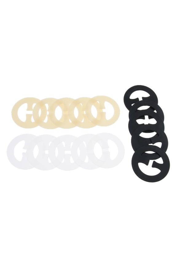 15pc Clip Hide Bra Strap Adjust Enhance Cleavage Clip Beige Multicolor Round, as described