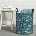 thumbnail image 5 of Picia Modern Excavator Large Laundry Basket, Waterproof, Freestanding Laundry Hamper, Collapsible Tall Clothes Hamper with Extended Handles-Medium, 5 of 8