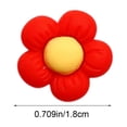 thumbnail image 3 of shyuyusa Red Floral Magnetic Fridge Sticker Resin Craft Decor For Kitchen Whiteboard Refrigerator Decoration, 3 of 6