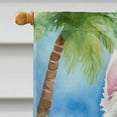 thumbnail image 3 of Westie Luau House Flag, 3 of 7