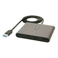thumbnail image 1 of StarTech.com USB 3.0 to 4 HDMI Adapter, External Video & Graphics Card, USB Type-A to Quad HDMI Monitor Display Adapter Dongle, 1080p 60Hz, USB 3.0 to HDMI Adapter/Video Converter, Windows - Multi Monitor Adapter - Câble Adaptateur - USB Type A Mâle vers HDMI Femelle - 3,3 Pi - Gris Spatial - support 1080p 60Hz, 1 of 5