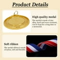 thumbnail image 4 of Gold Award Medals - LINKPEACE Gold Silver Bronze Medals with Neck Ribbon, Steel Metal for Party Favor Decorations and Sports Awards 1st 2nd 3rd Place(Diameter 2.56in), 4 of 8