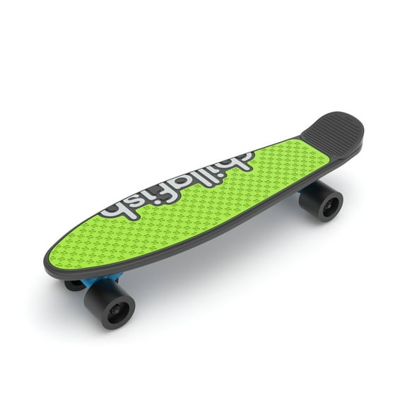 Chillafish Skatie, Customizable Training Skateboard, Multiple Deck & Fin Options, Black Mix