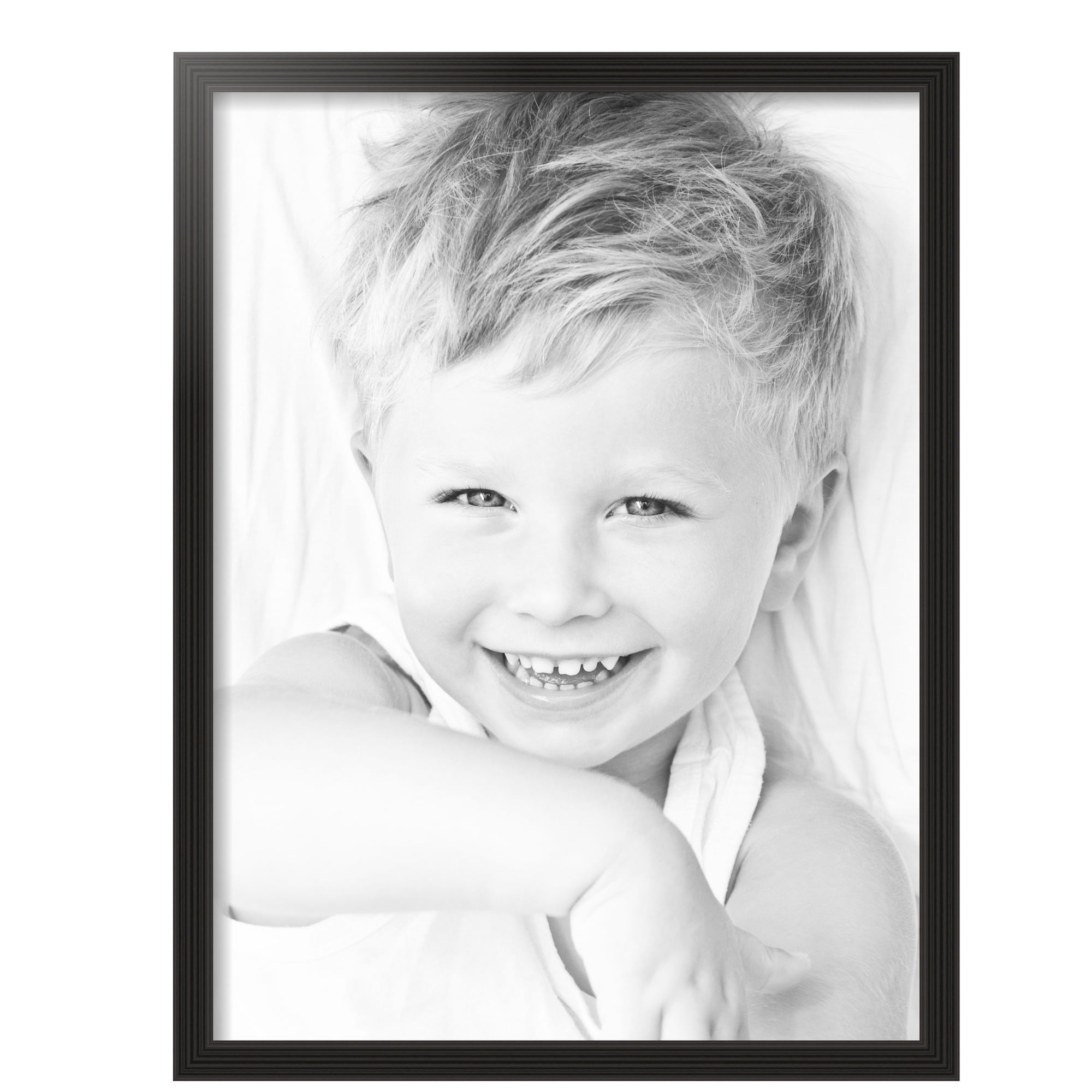 ArtToFrames 18" x 24" Black Picture Frame, 18x24 inch Black MDF Poster Frame (WOM-4102), 4 Pack