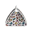 thumbnail image 3 of Lsque Cute Butterfly Printed Long Tissue Box Cover Holder, Facial Paper Organizer Dispenser,Triangle with Bottom Belt, PVC Leather Decorative Organizer, 3 of 9