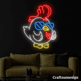thumbnail image 3 of Craftnamesign Cool Chicken Neon Sign for Chicken Shop Restaurant Wall Decor, 3 of 5