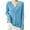 Light Blue, variant on ATOYSOY Women's V Neck Button Ribbed Sweater Cardigan Long Sleeve Collar Slim Knitted Pullover Fall Winter Red S