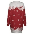 thumbnail image 5 of Krdevn Décoration de Noël, Robe à Capuche Décontractée Imprimée de Noël pour Femmes, 5 of 5