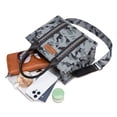 thumbnail image 4 of Wrangler Tote Bag for Women Western Camo Pattern Canvas Crossbody bag Handbag Vintage Design, Black, 4 of 6