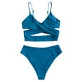 thumbnail image 2 of EIMELI Women‘S Bikini High Waisted Tummy Control Two Piece Swimsuit, 2 of 4