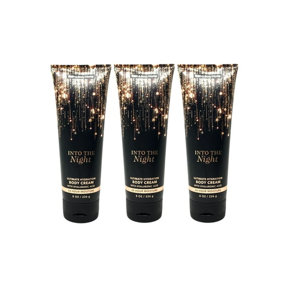 Bath and Body Works Into the Night Ultimate Hydration Body Cream Trio Gift Set - Full Size