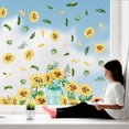 thumbnail image 4 of Sm:)e 4 Sheets 80PCS Sunflower Vase Today is a Good Day Summer Window Sticker, Glass Home Classroom Office Shop Display Decoration Reusable Party Supplies, 4 of 6