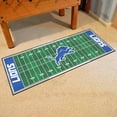 thumbnail image 2 of FANMATS NFL Detroit Lions Nylon Face Football Field Runner, 2 of 5