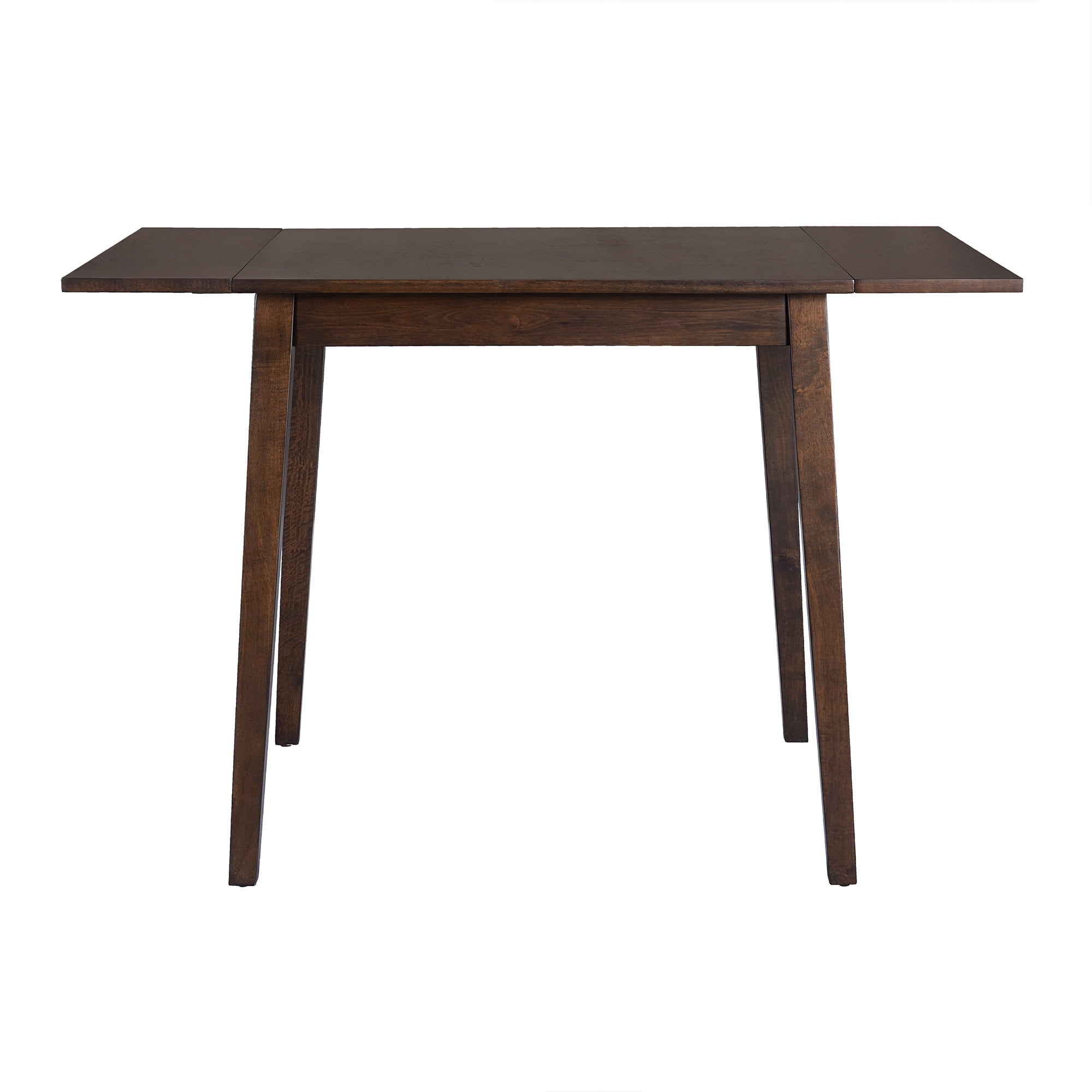 Euroco 29"- 45" Extendable Dining Table for 4, Folding Kitchen Table with Wood Legs for Kitchen, Dining Room,Living Room,Small Spaces,Brown