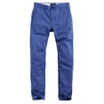 thumbnail image 3 of Pantalones casuales ajustados y ajustados para hombre, color azul claro 32, 3 of 6
