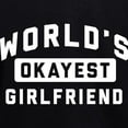 thumbnail image 3 of CafePress - World's Okayest Girlfrie - Pullover Hoodie, Classic & Comfortable Hooded Sweatshirt, 3 of 4