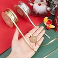 thumbnail image 5 of Metallic Gold Silver Piping Trim 32.8 Yards 1/4" Satin Double Fold Bias Tape Decorative Edging Braid Trim for Christmas Gift Wrap Bouquet Garment Sewing Seaming Binding Quilting 2 Rolls, 5 of 7
