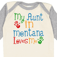 thumbnail image 4 of Inktastic My Aunt in Montana Loves Me Boys or Girls Long Sleeve Baby Bodysuit, 4 of 5