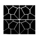 thumbnail image 3 of 32 Unids 3D Etiqueta de Pared Acrílico Espejo Moderno Etiqueta de Pared para El de Estar Dortorio Decorativo Negro Baoblaze Etiqueta engomada de la pared de acrílico, 3 of 8