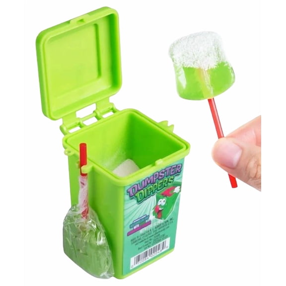 Dumpster Dippers Powder Candy Sour Lollipop Dipper, Watermelon