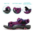 thumbnail image 4 of Dream Pairs Kids Casual Beach Walking Sandals Girls Boys Summer Open Toe Sandals Outdoor Sports Sandals Shoes 170892-K Fuchsia/Purple Size 4, 4 of 5
