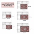 thumbnail image 6 of Farmhouse Boho Outdoor Rug 5x7 Ft, Non Slip Washable Area Rug, Red Bohemia Tribal Nation Abstract Art Patio Rugs Carpet Runner, Large Floor Mat for Indoor/Outdoor Deck Porch Camping, 6 of 8