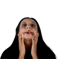 thumbnail image 1 of Aplicación FX Speechless Boca Cosida Prótesis Terror Halloween, 1 of 7