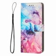 thumbnail image 4 of Apple iPhone 13 Pro Wallet Case, Allytech 3D Cute Marble Pattern Leather Folio Case with Card Slots Holder, Full Body Protection Shockproof Flip Case, Pink, 4 of 6