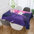 thumbnail image 2 of Yayeee Tablecloths for Rectangular Tables 54 x 54 inch Party Table Cover, White Cat Walking, 2 of 6