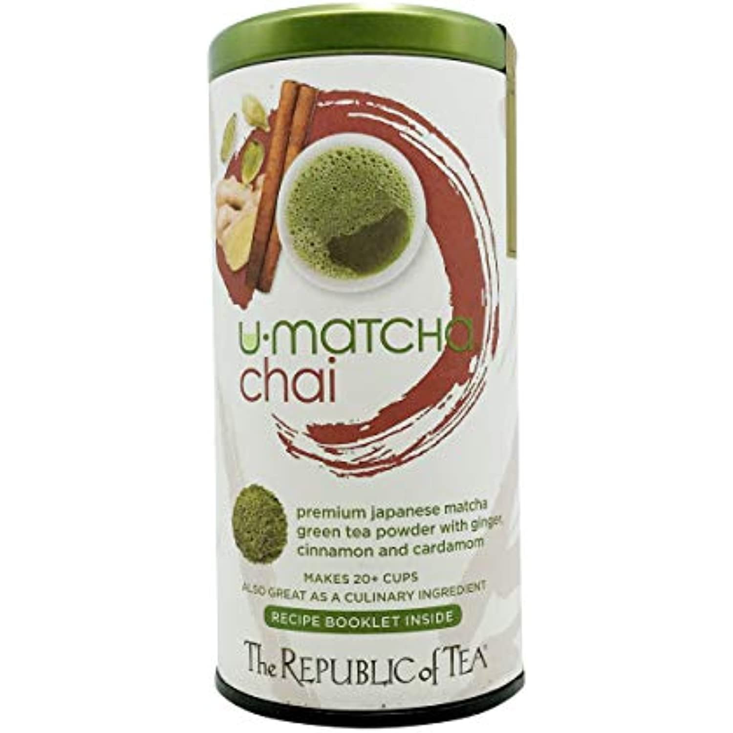 The Republic Of Tea U-Matcha Chai Tea, 1.5 Ounces / 20+ Cups, Chai Spices And Matcha Tea Powder