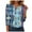 Light Blue_1, variant on Towmus 3/4 Length Sleeve Womens Tops V Neck Tunic Tops Loose Fit Dressy Casual Shirts Blouses